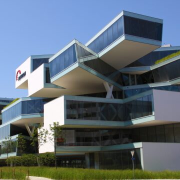 A photo of the Actelion Business Center in Allschwil, Switzerland