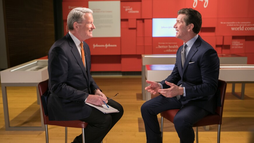 Alex Gorsky, Johnson & Johnson CEO and Chairman, Being Interviewed by David Westin for Bloomberg Big Decisions