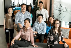 Ted Jin with the DoseBiome team