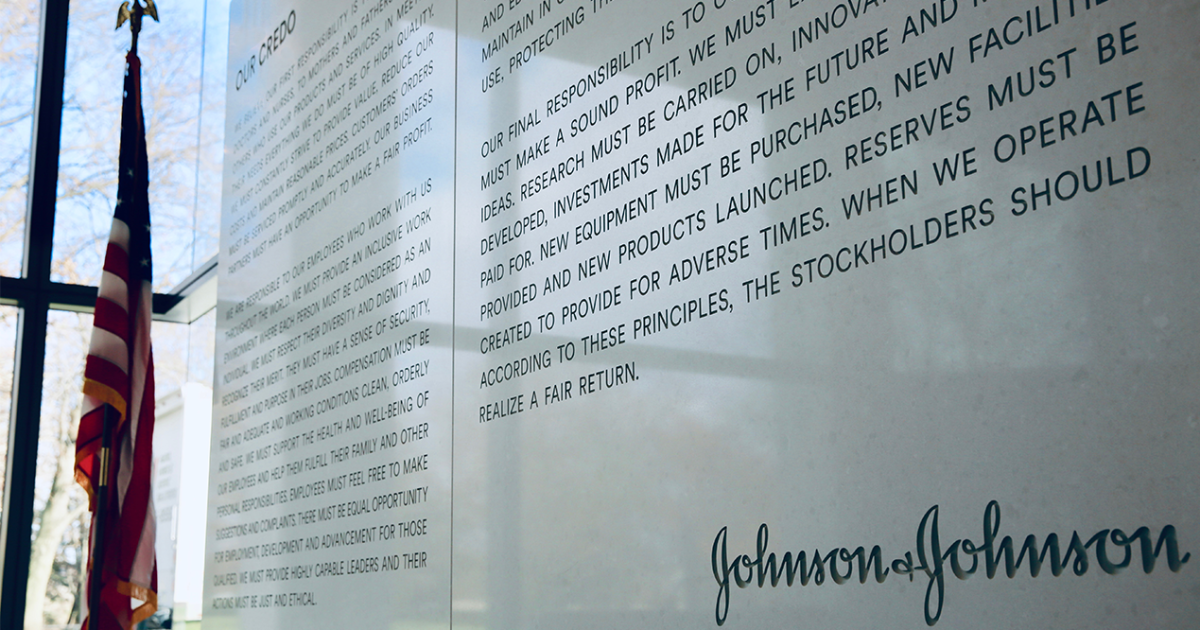 Our Credo Johnson Johnson