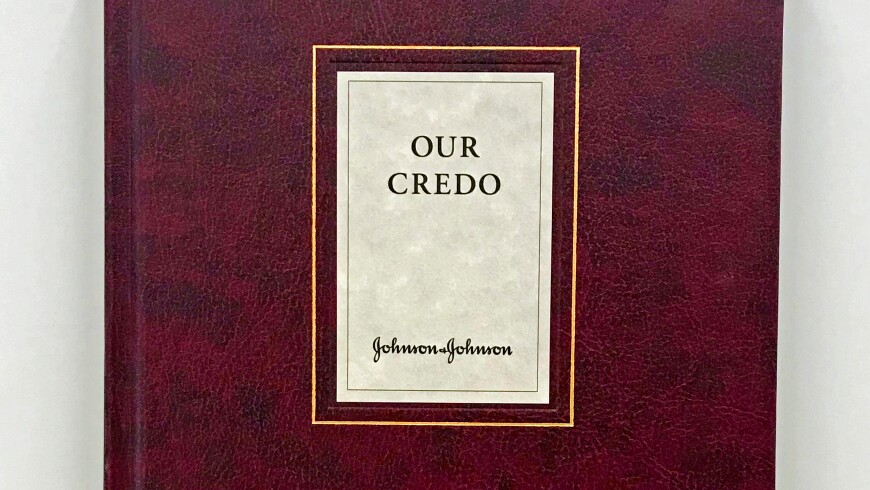 The “Our Credo” Book, Which is a Collection of 65 Copies of the Credo From Various Countries