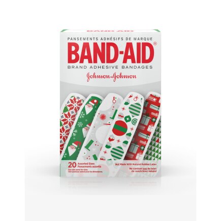 Holiday BAND-AID® Brand Adhesive Bandages