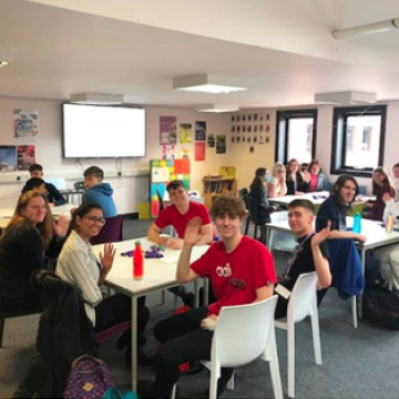 A photo of a group from Bridge to Employment