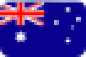 A graphic of the flag of Australia