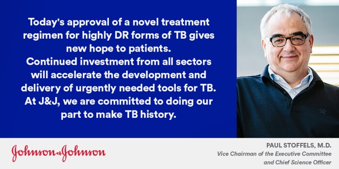 Stoffels Statement on TB treatment