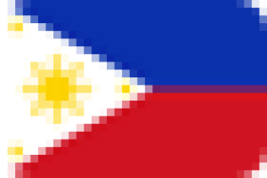 A graphic of the national flag of the Philippines