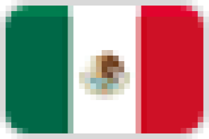 A graphic of the flag of Mexico
