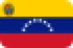A graphic of the flag of Venezuela